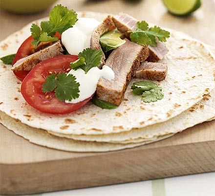 Fresh tuna tortillas recipe 