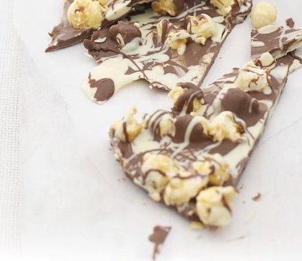 Toffee popcorn bark recipe