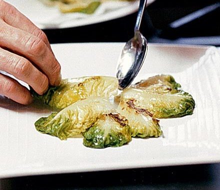 Roasted lettuce recipe