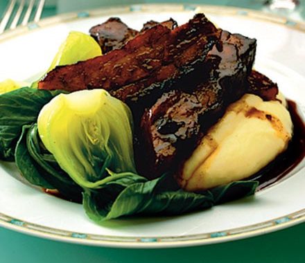 Pot-roasted spiced honey soy pork recipe