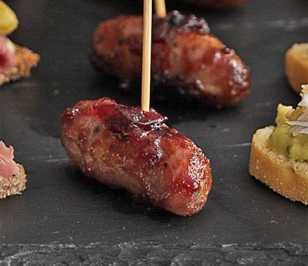 Cranberry & ginger sausages recipe