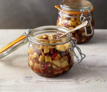 No-cook spiced apple chutney recipe