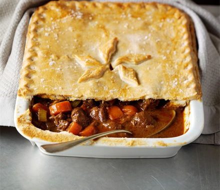 Big beef in red wine pie recipe