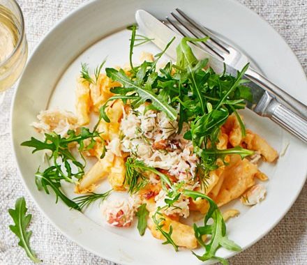 Rocket with a charred lemon dressing recipe