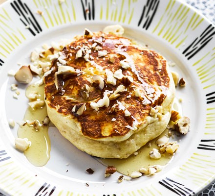 Simple nutty pancakes recipe 