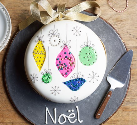 Christmas bauble cake recipe 