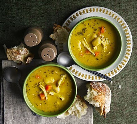 Herby chicken & butter bean soup recipe 