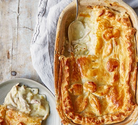 Chicken, leek & cider pie recipe 