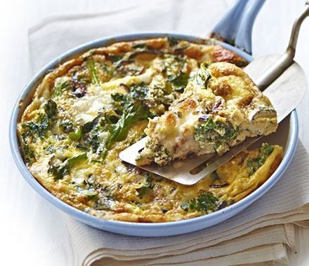 Kale & goat’s cheese frittata recipe