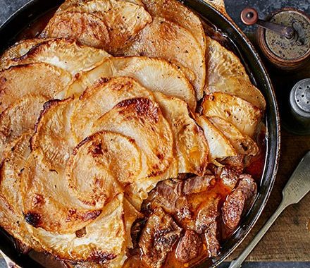 Lamb, turnip & celeriac hotpot recipe