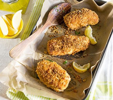 Lighter chicken kiev recipe