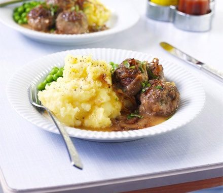 Faggots with onion gravy recipe