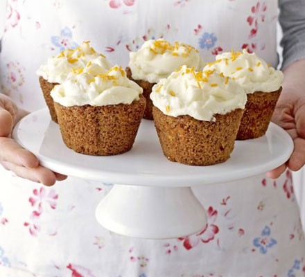 Carrot cake cupcakes recipe 
