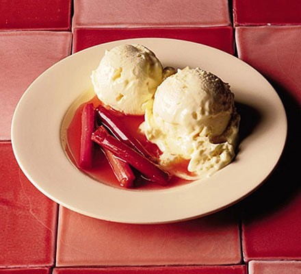 Roasted rhubarb recipe 