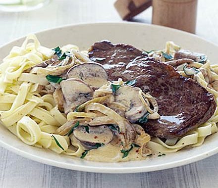 Stroganoff steaks recipe