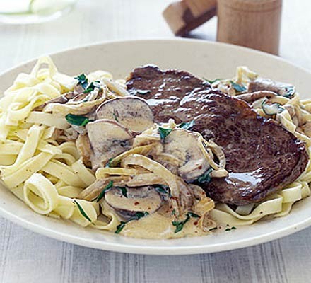 Stroganoff steaks recipe 