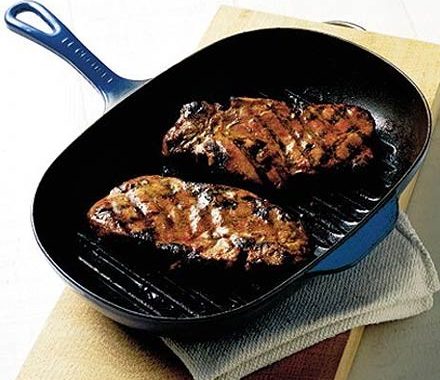 Mustard & rosemary pork chops  recipe