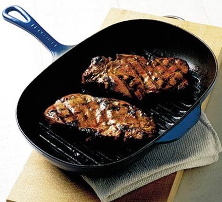 Mustard & rosemary pork chops  recipe 