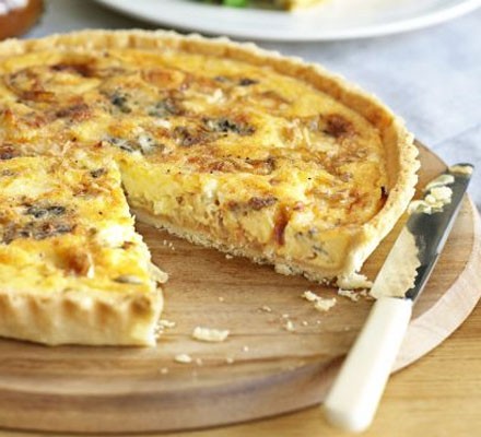 Cheeseboard & onion tart recipe 