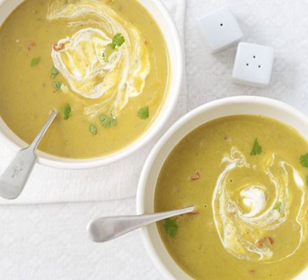 Spiced root vegetable soup recipe 
