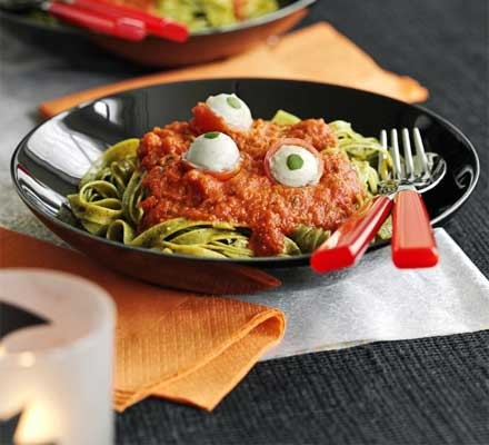 Eyeball pasta recipe 