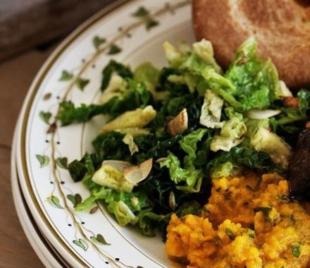 Stir-fried Savoy cabbage recipe