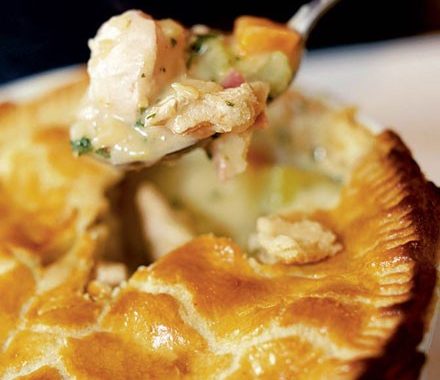 Chicken & ham pie recipe
