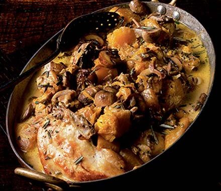 Creamy chicken & pumpkin recipe