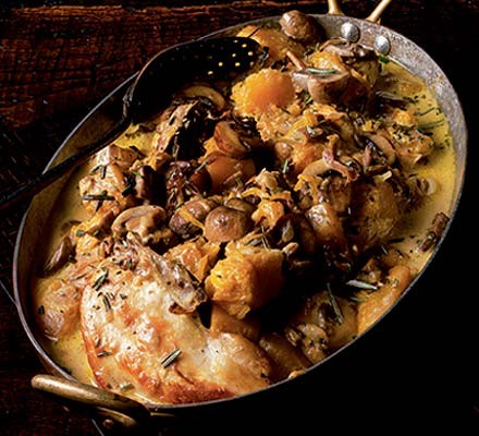 Creamy chicken & pumpkin recipe 