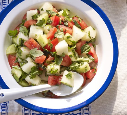 Tomato & melon salad recipe 