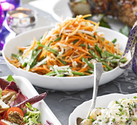 Winter slaw with warm celery seed dressing recipe 