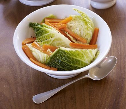 Braised cabbage & carrots recipe
