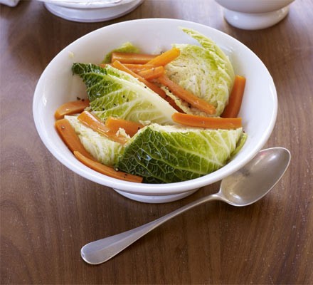 Braised cabbage & carrots recipe 