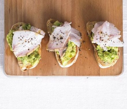 Turkey & avocado toast recipe