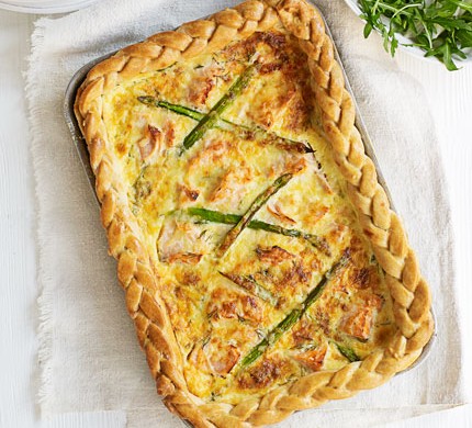 Salmon quiche recipe 