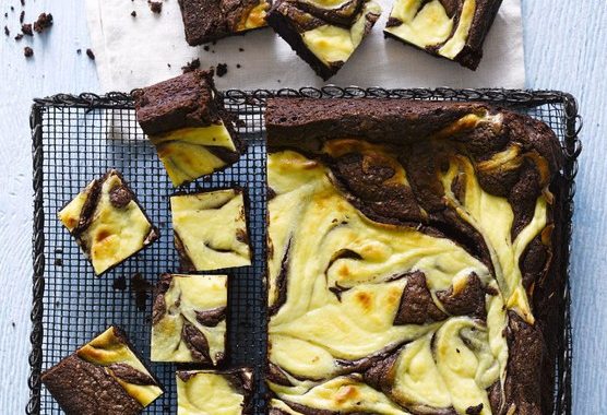 Black & white brownies recipe