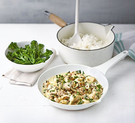 Cider, mustard & herb chicken recipe 