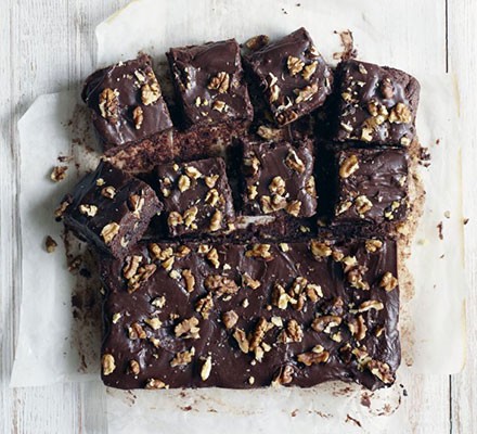 Fudgy chocolate squares recipe 