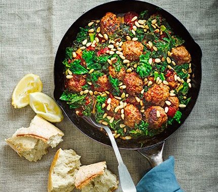 Lemon & fennel pork meatballs recipe
