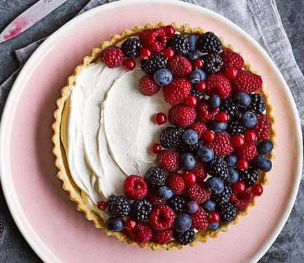 Mixed fruit tart recipe