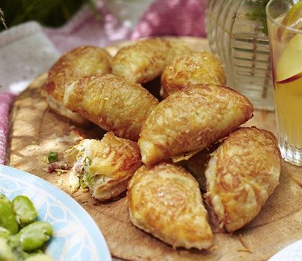 Pea & bacon pasties recipe