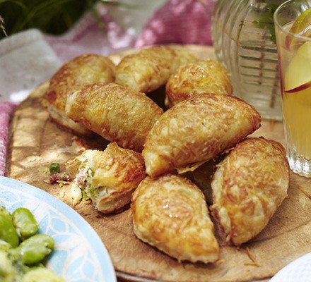 Pea & bacon pasties recipe 