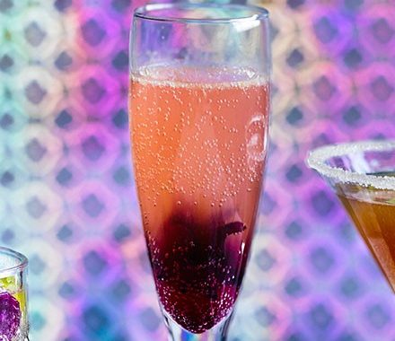 Hibiscus & prosecco cocktail recipe