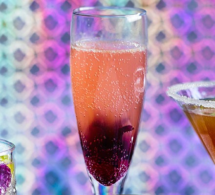 Hibiscus & prosecco cocktail recipe 