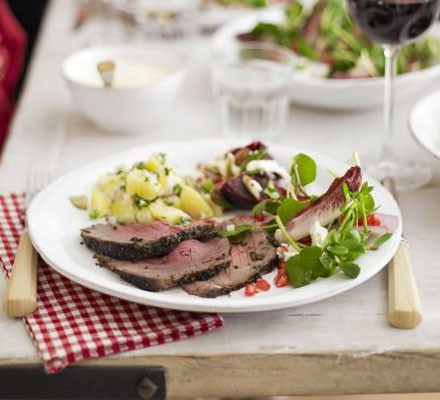 Spiced roast beef recipe 