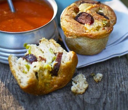 Cheesy sausage rolls recipe
