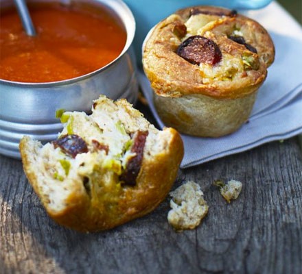 Cheesy sausage rolls recipe 