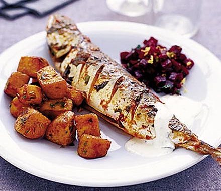 Mackerel with curry spices recipe