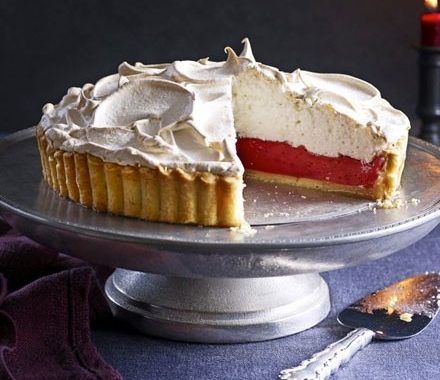Cranberry & orange meringue pie recipe