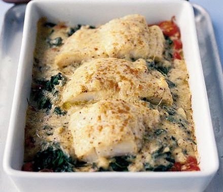 Smoked fish & cherry tomato rarebit recipe